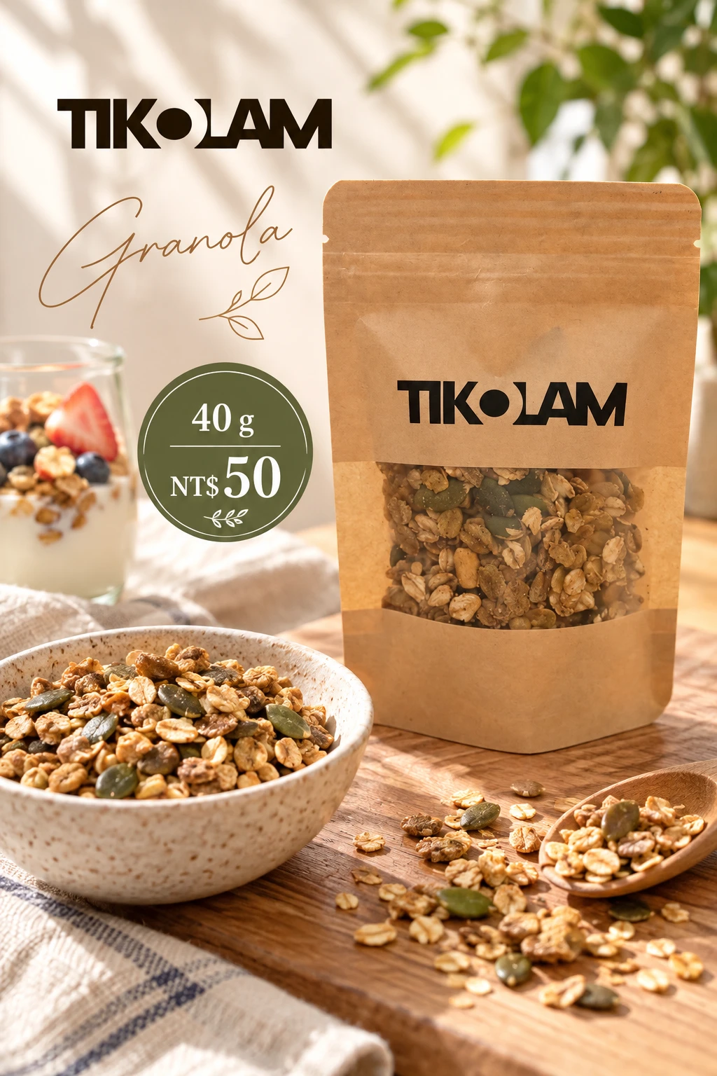 手工養生烤燕麥 40g