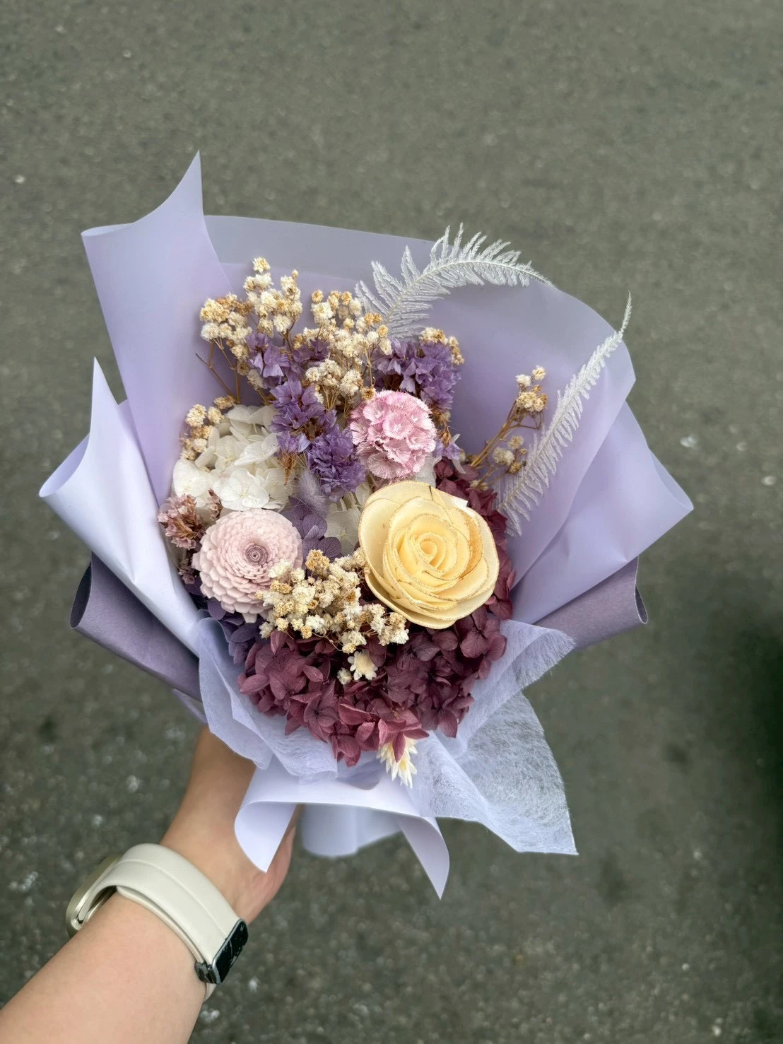 莫內的後花園-乾燥永生花束
