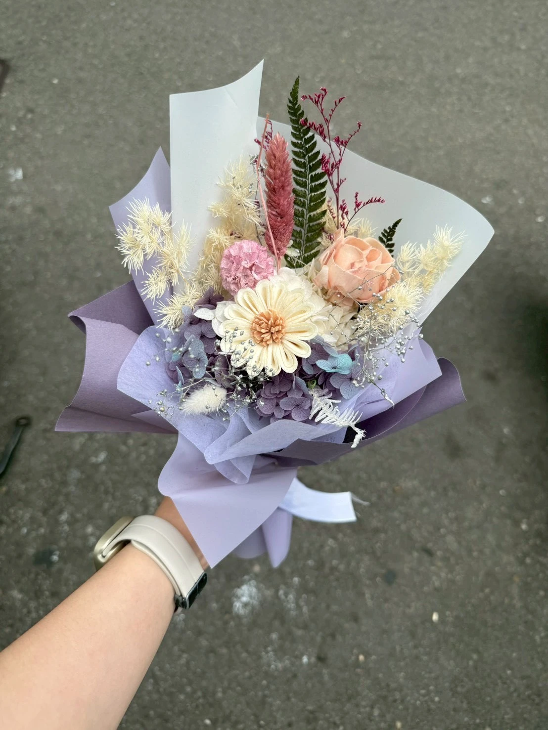 莫內的後花園-乾燥永生花束