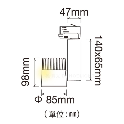 舞光 24W 黑鑽石軌道燈 RA90高演色 軌道燈 投射燈 櫥窗 百貨 專櫃 裝潢 黃光 自然光 白光
