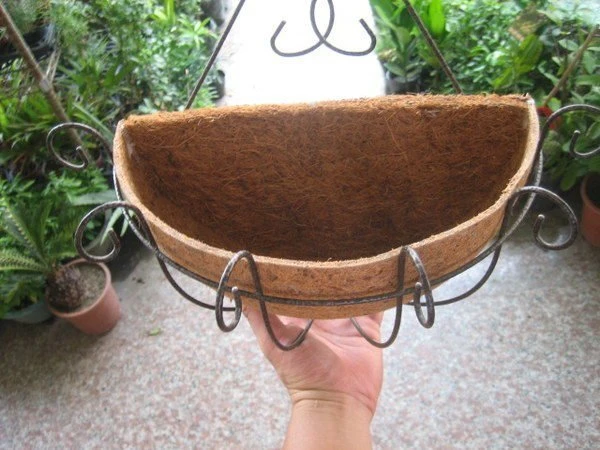 園藝半壁樟盆(歐式椰纖壁盆) 半徑13cm/10