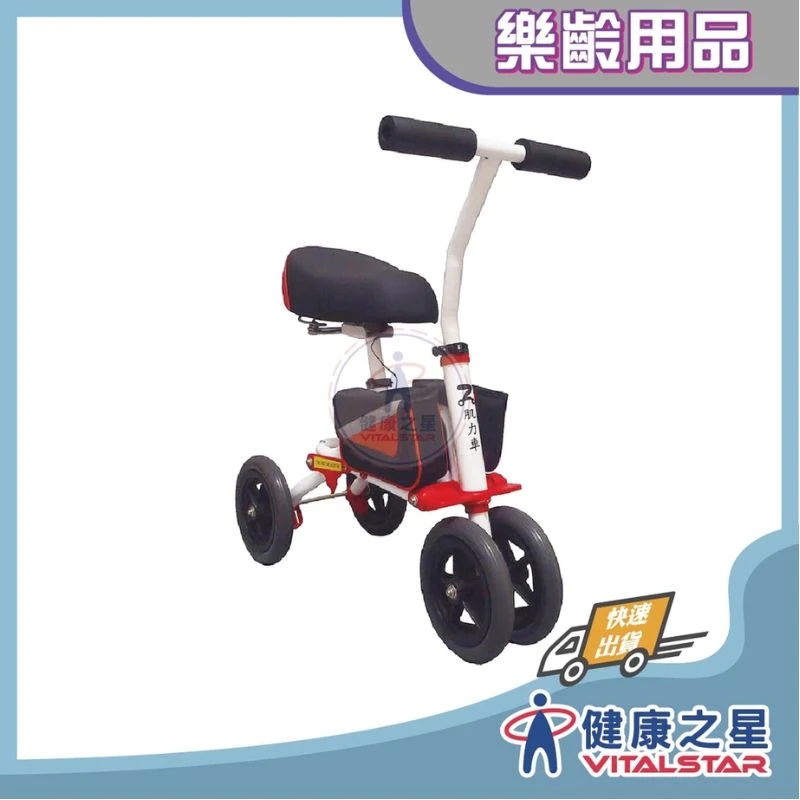 海碩 肌力車 健身車 老人滑步車 簡易收納 銀髮族 訓練車 健走車