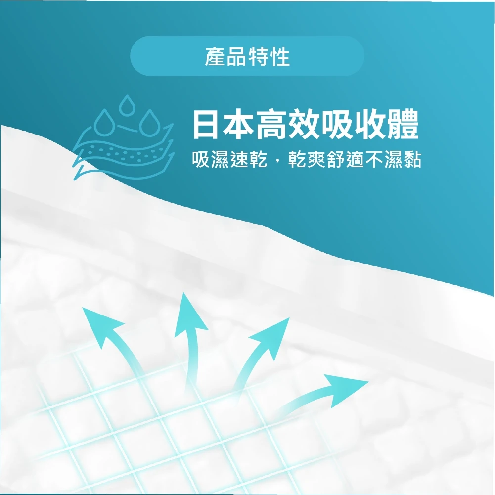 鎖水親膚快換尿片(夜用)  (28片x6包/箱)