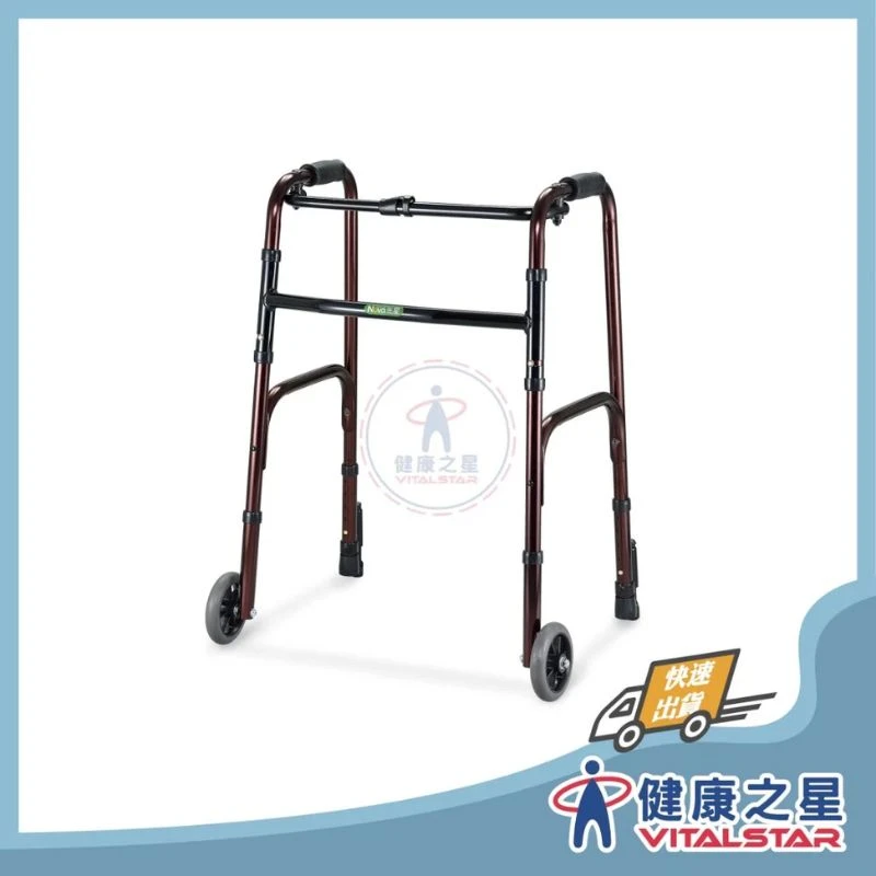 健康之星 助行器  | NOVA 4080 推推Go5 咖啡色 | 門市可體驗 符合補助項目 助行器 最高補800元