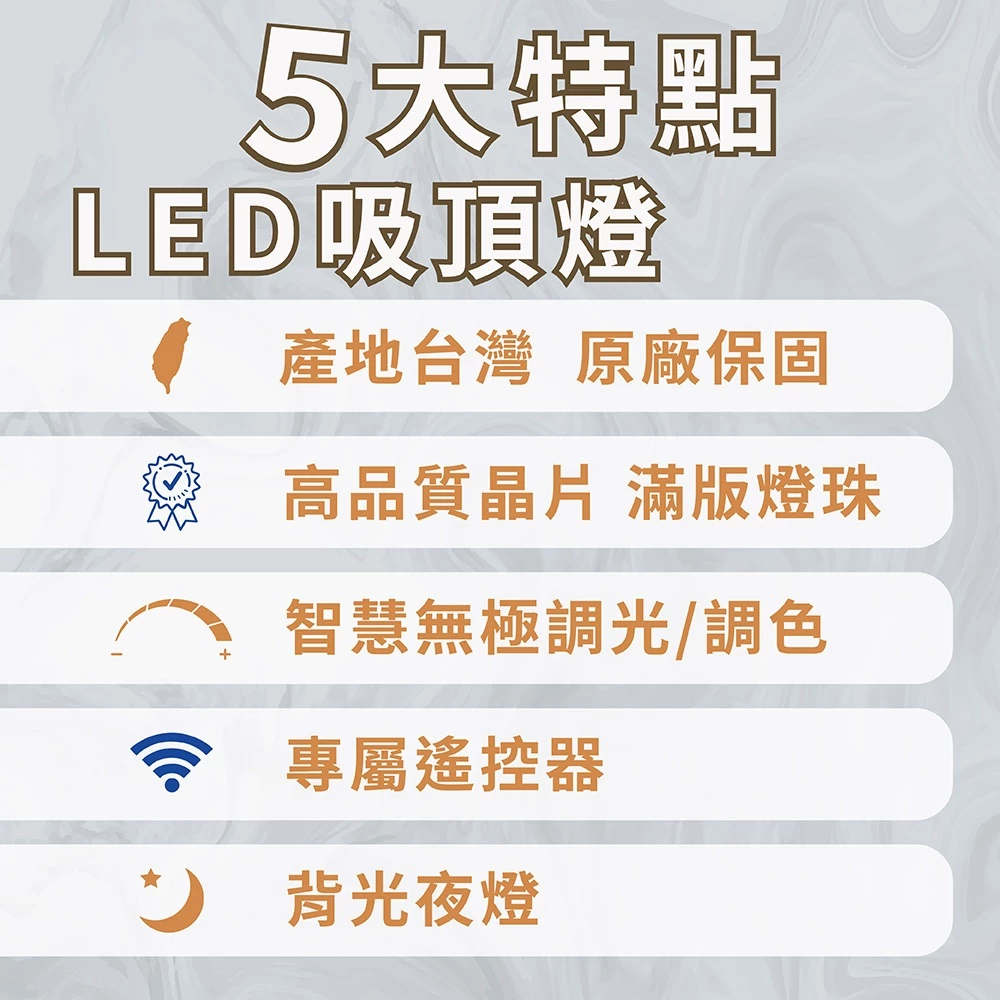 《台中實體門市》 55W/75W/95W LED吸頂燈 智慧遙控調光調色 背光小夜燈 多段調節吸頂燈 多功能 原廠保固