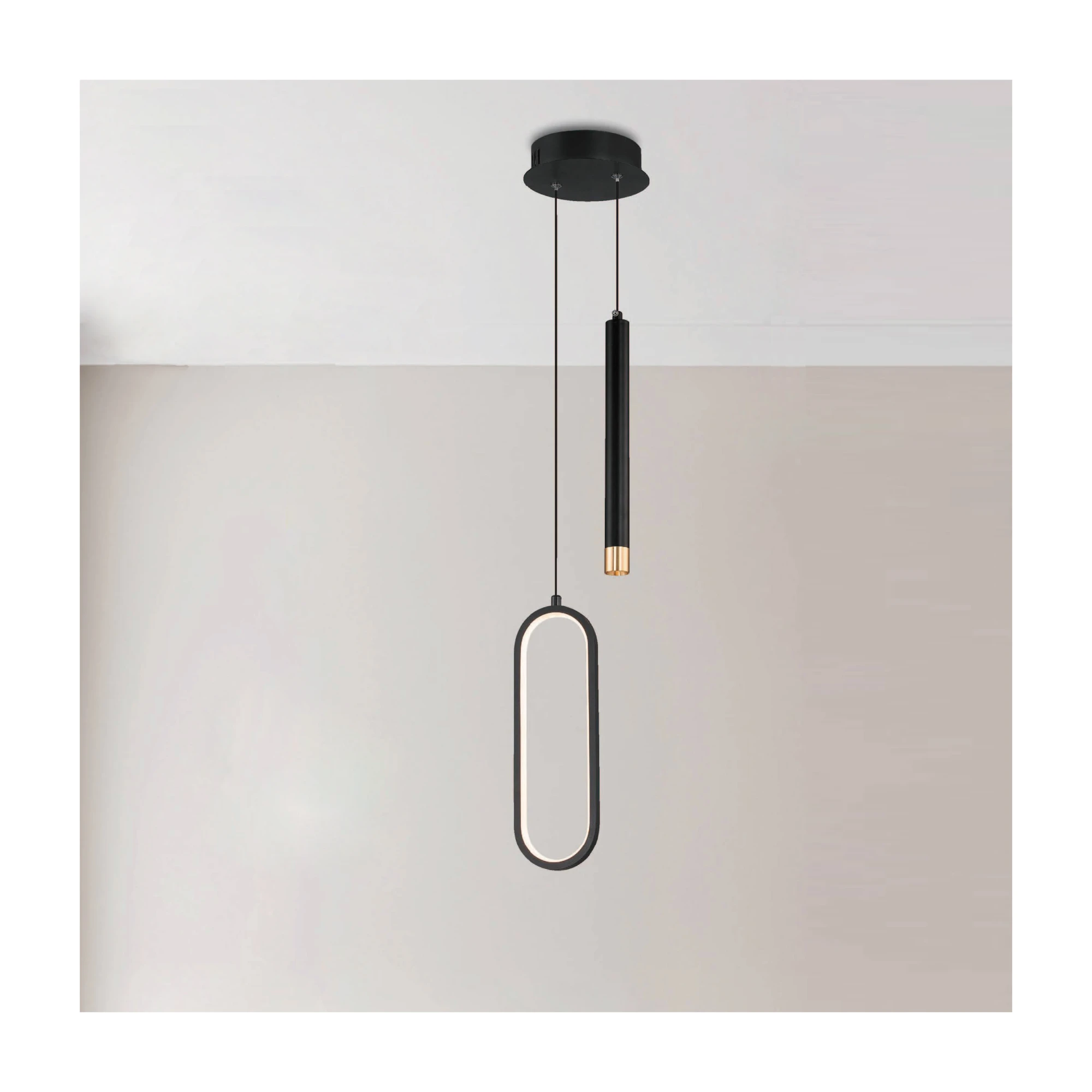【一刻光】質感吊燈《台中實體門市》餐廳吊燈LED 10W 三色變光 客廳吊燈 鋁材烤漆 附遙控器 現代簡約吊燈 工業復古吊燈