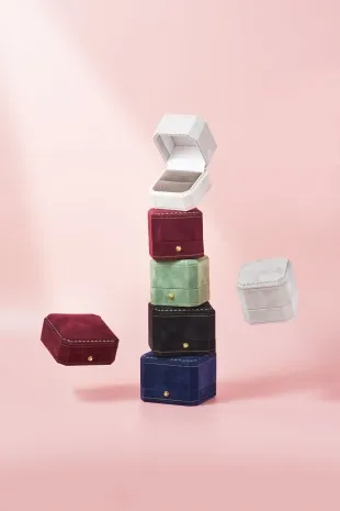 璦璱邇小戒指盒 綠