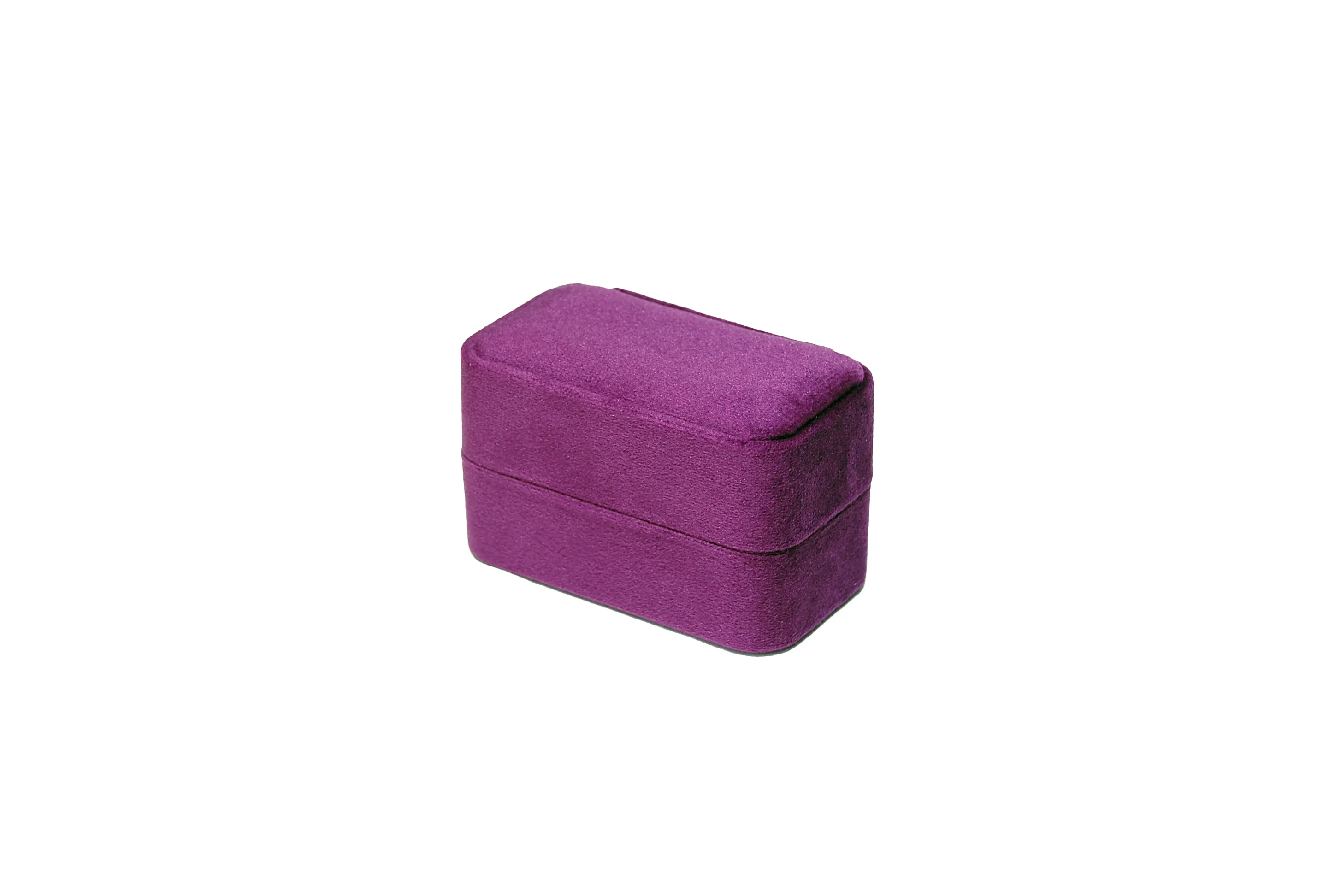 小長方戒指盒(6只) 紫紅