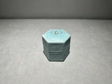 (缺貨)馬卡龍星煥戒指盒 Tiffany綠
