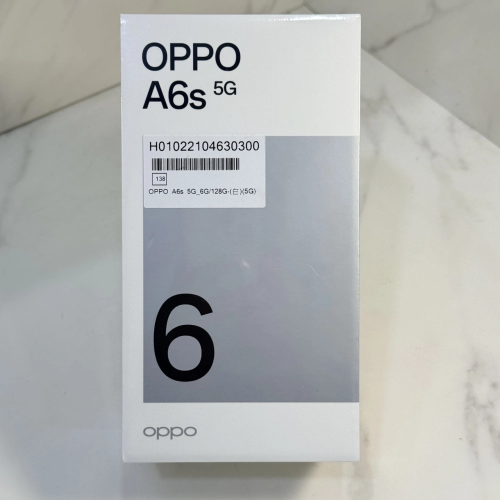 全新 OPPO A6s 5G 128G 白 (全新未拆) #15456