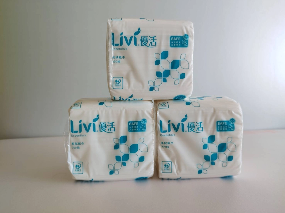 LIVI 優活 300小抽 柔紙巾 餐廳 桌面 專用