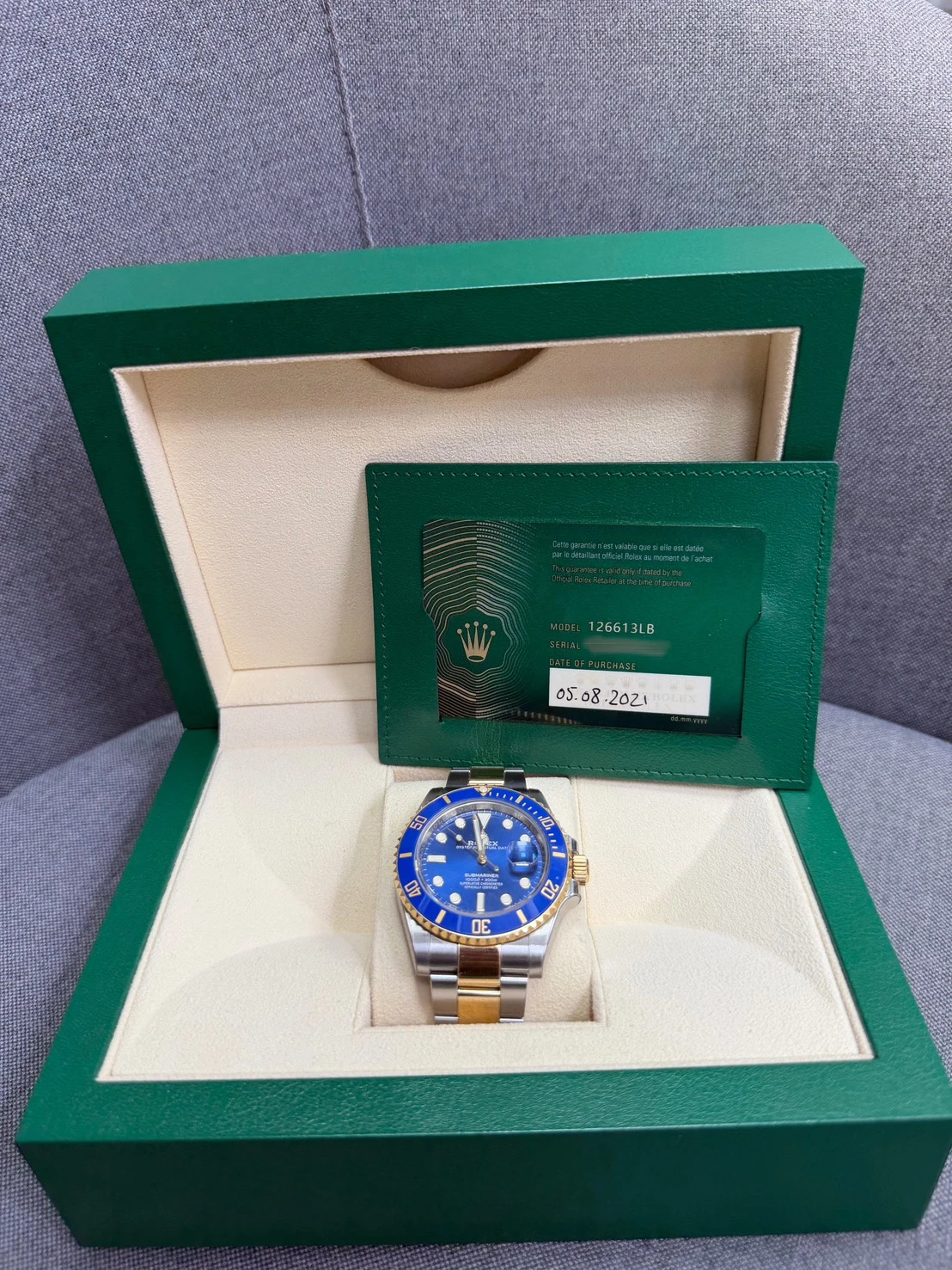 Rolex 勞力士 潛航者型系列 Submariner Date 半金藍水鬼