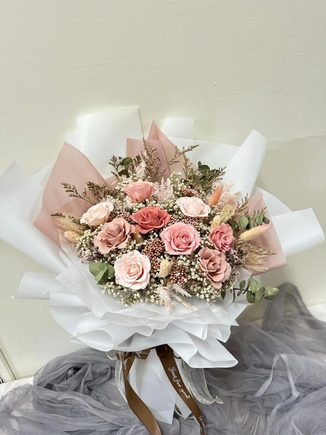 9朵玫瑰花束