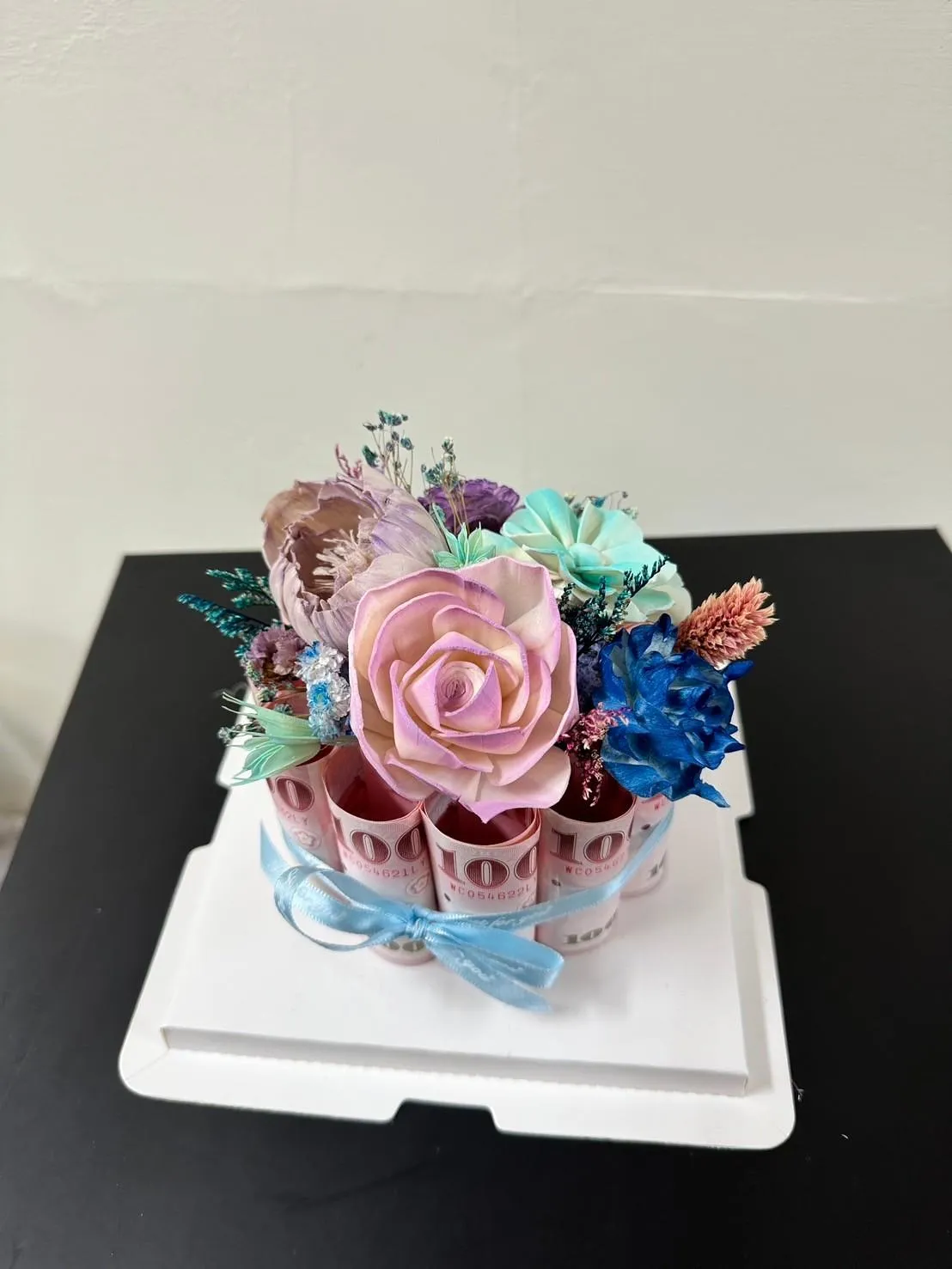 鈔票蛋糕花