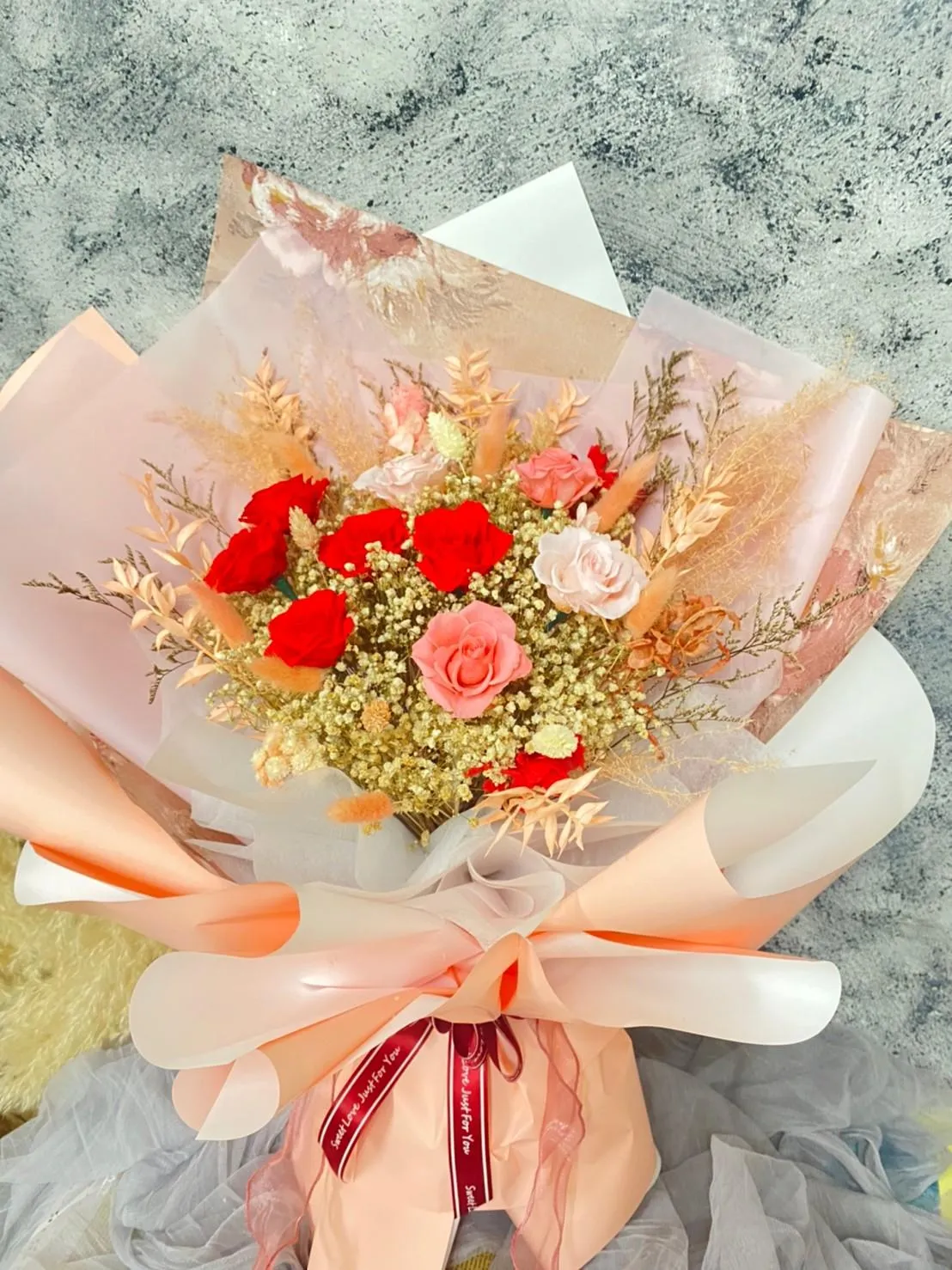 9朵玫瑰花束
