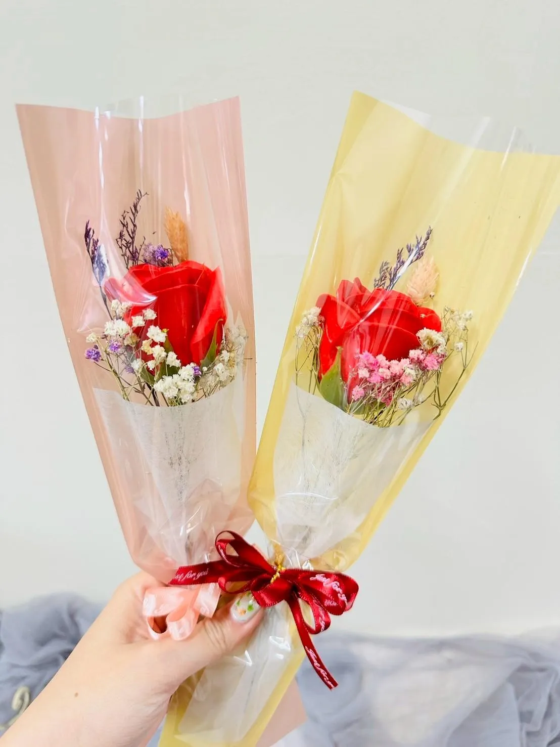 單枝玫瑰花束