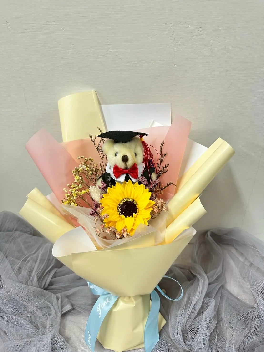 畢業小熊花束A款