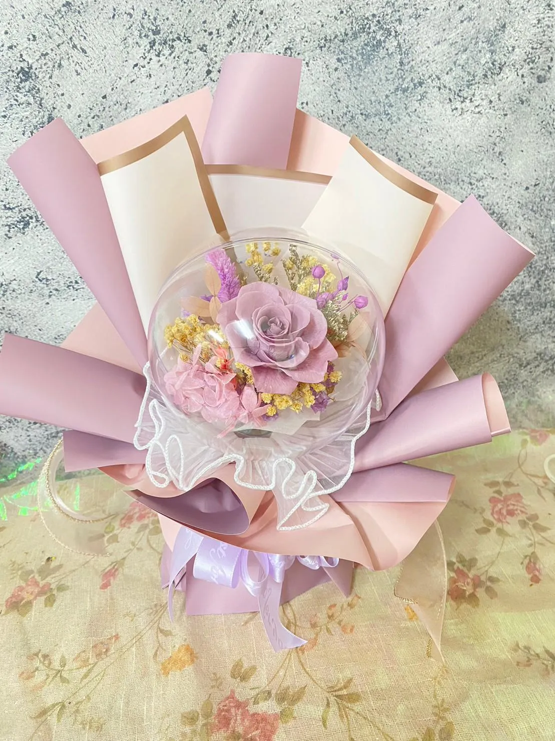 波波球花束