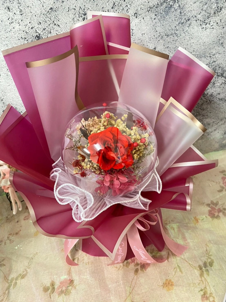波波球花束