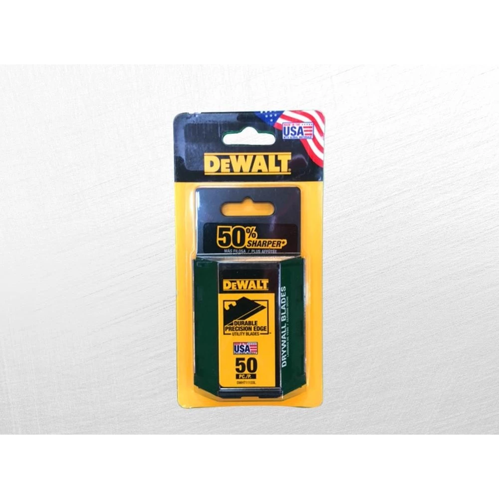 DEWALT 得偉 含稅 石膏版用刀片(50片裝) DWHT11133L