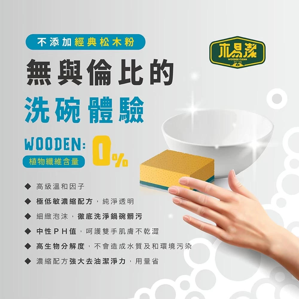 木易潔 濃縮洗碗精天然 環保 家庭必備 廚房 家用 餐飲業 洗碗精 1000ml 2000ml