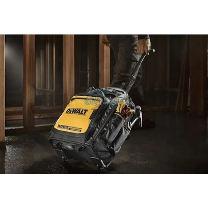 DEWALT得偉 原廠公司貨(含稅) 軟殼兩輪拉桿式後背包46袋 DWST560101 工具包 背包 收納包