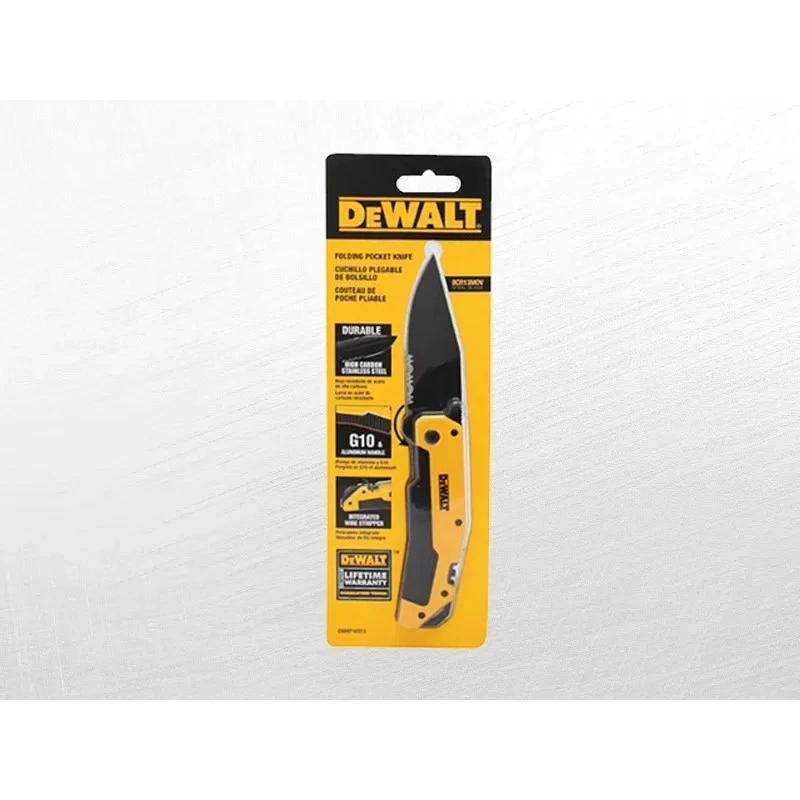 DEWALT 得偉 含稅 頂級可折式割刀 露營刀 DWHT10313