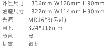 細邊框盒燈/三燈