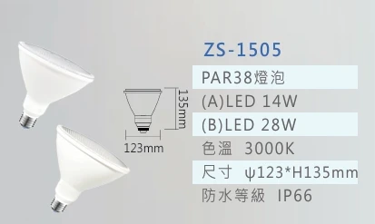 PAR38燈泡